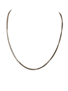 White Gold Square Shape Nacklace