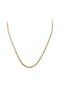 Gold Nacklace - Curb Chain