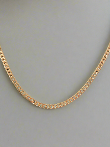 Gold Nacklace - Curb Chain