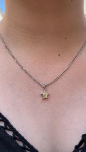 White Gold Nacklace - A Radiant Star