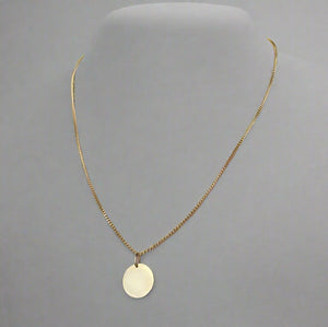 Gold Nacklace - Round Pendants