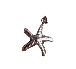 White Gold Starfish - Pendant 𓇼